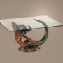 TAVOLINO-SALOTTO-IN-BRONZO-CON-VETRO-IN-CRISTALLO-ARREDO-CASA-SOGGIORNO-152441217082