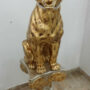 COLONNA-E-PANTERA-CERAMICA-ORO-CRISTALLI-ANIMALI-ARREDO-CASA-SOGGIORNO-SALOTTO-151619497783