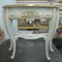 CONSOLLE-IN-LEGNO-DECORO-AVORIO-E-ORO-ENTRATINA-SOGGIORNO-ARREDO-CASA-162194331223