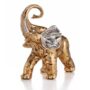 ELEFANTE-GRANDE-ZEUS-IN-CERAMICA-FOGLIA-ORO-E-ARGENTO-CON-CRISTALLI-ARREDO-CASA-162147661583