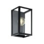 LAMPADA-DA-PARETE-1-LUCE-VINTAGE-ACCIAIO-NERO-SALONE-CAMERA-CUCINA-162052600593