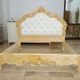 LETTO-MATRIMONIALE-STILE-BAROCCO-LEGNO-ECOPELLE-CRISTALLI-CAMERA-DA-LETTO-161931985723