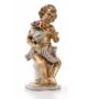 PUTTO-ANGELO-SU-PIEDISTALLO-CON-CORNUCOPIA-ALTA-CON-FIORI-CERAMICA-FOGLIA-ORO-162154987973