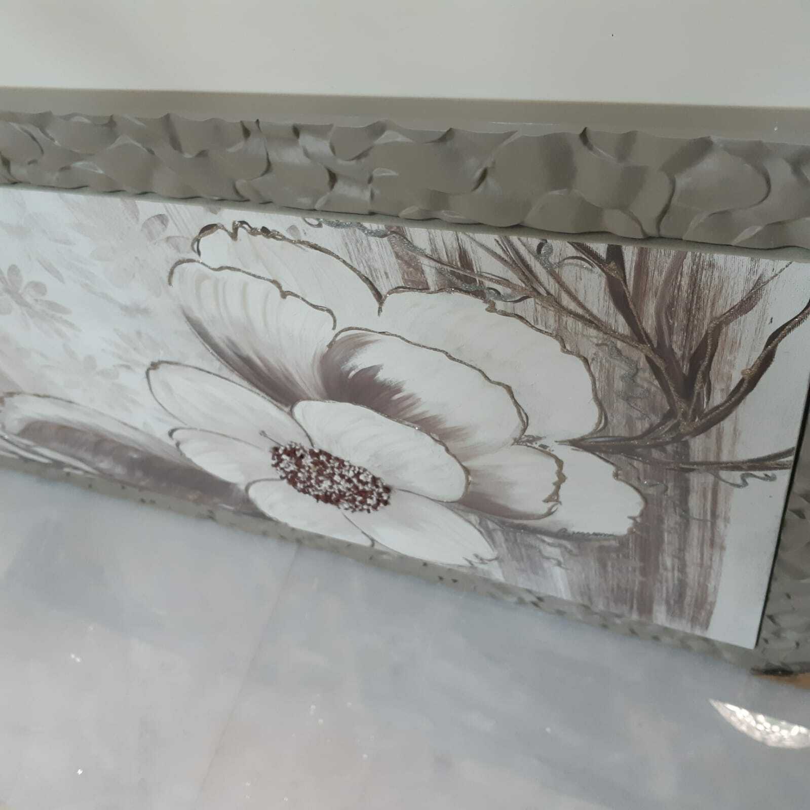 QUADRO-MODERNO-FIORI-IN-LEGNO-TORTORA-CON-PIETRE-163978347033-2