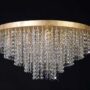 BRADEN-PLAFONIERA-IN-OTTONE-ORO-TAMPONATO-CON-CRISTALLI-81-LUCI-SOGGIORNO-162236759064