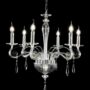 FAUST-LP6-LAMPADARIO-IN-VETRO-TRASPARENTE-CON-ELEMENTI-IN-CRISTALLO-6-LUCI-152779096854