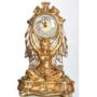 OROLOGIO-CON-DAMIGELLA-IN-CERAMICA-FOGLIA-ORO-ARGENTO-DA-TAVOLO-SOPRAMMOBILE-162167177494