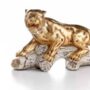 PANTERINA-SDRAIATA-SU-TRONCO-TIGRE-IN-CERAMICA-FOGLIA-ORO-IN-CRISTALLO-162145653934