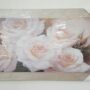 QUADRO-MODERNO-CON-ROSE-DA-PARETE-IN-LEGNO-CORNICE-TORTORA-E-GLITTER-ARREDO-CASA-162455650404