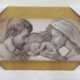 QUADRO-SACRA-FAMIGLIA-CON-CORNICE-IN-LEGNO-ORO-E-TELA-CON-GLITTER-76×46-cm-154113159634