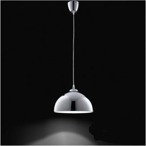 YORK LAMPADARIO SOSPENSIONE MODERNO IN METALLO CROMO LUCIDO