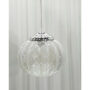 LAMPADARIO-A-1-LUCE-FORMA-A-ZUCCA-CON-VETRO-CRISTALLO-TRASPARENTE-164262307155