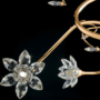 LAMPADARIO-A-5-LUCI-IN-FUSIONE-ORO-CON-GOCCIA-E-FIORI-IN-CRISTALLO-163645190745-4