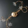 LAMPADARIO-A-5-LUCI-IN-FUSIONE-ORO-CON-GOCCIA-E-FIORI-IN-CRISTALLO-163645190745-7