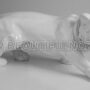 TIGRE-IN-AGGUATO-IN-CERAMICA-BIANCO-LUCIDO-CON-OCCHI-E-COLLARE-IN-CRISTALLO-162866717015