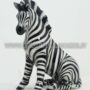 ZEBRA-SEDUTA-IN-CERAMICA-COLORATA-LEONE-PUMA-PANTERA-ARREDO-CASA-152889668215