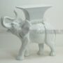 ELEFANTE-CON-TAVOLINO-IN-CERAMICA-BIANCO-LEONE-PUMA-PANTERA-ARREDO-CASA-152889614916