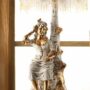LAMPADA-SUSANNA-CON-FARFALLA-SUI-CAPELLI-AVORIO-PARTICOLARI-FOGLIA-ORO-1-LUCE-152182189286
