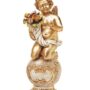 PUTTO-ANGELO-SU-SFERA-CON-CORNUCOPIA-E-FIORI-IN-CERAMICA-FOGLIA-ORO-AVORIO-152194470476