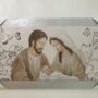 QUADRO-SACRA-FAMIGLIA-IN-LEGNO-ARGENTO-CON-GLITTER-ARGENTO-E-DECORI-ARREDO-CASA-152711049496