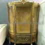 VETRINA-3-ANTE-IN-LEGNO-FOGLIA-ORO-CON-STOFFA-ORO-E-CRISTALLI-163310908446