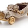 AUTO-5-RUOTE-UVA-AVORIO-ORO-CERAMICA-CRISTALLI-MOBILI-ARREDO-CASA-SOGG-SALOTTO-152034622937