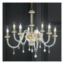 DIDO-LAMPADARIO-8-LUCI-IN-VETRO-CON-CRISTALLO-E-METALLO-ORO-OPPURE-CROMO-153856506837-3