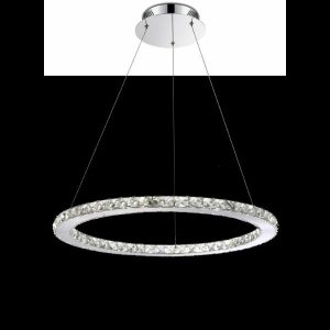 LAMPADARIO MODERNO LAMPADA SOFFITTO CRISTALLO PLAFONIERA SOSPENSIONE LUCI A LED