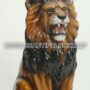 LEONE-SEDUTO-IN-CERAMICA-COLORATA-ANIMALI-TIGRE-PANTERA-ARREDO-CASA-162877919997
