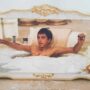 QUADRO-CORNICE-IN-LEGNO-PANNA-E-ORO-CON-AL-PACINO-IN-SCARFACE-CON-CRISTALLI-164268065767