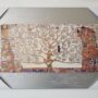 QUADRO-MODERNO-IN-LEGNO-DECORO-ARGENTO-STRIATO-CON-ALBERO-DELLA-VITA-ARREDO-CASA-153164694887