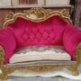 SALOTTO-COMPLETO-IN-LEGNO-FOGLIA-ORO-E-TESSUTO-ROSSO-AVORIO-CON-DECORI-FLOREALI-163231469767-3