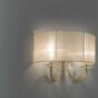 CASTRO-APPLIQUE-CON-BRACCI-IN-CRISTALLO-E-PARALUME-IN-ORGANZA-2-LUCI-X-40W-152773290178