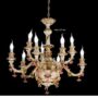 LAMPADARIO-SOSPENSIONE-IN-CERAMICA-CON-ROSE-E-ANGELI-9-LUCI-152036819948