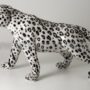 LEOPARDO-SAVANA-IN-CERAMICA-BIANCO-E-NERO-ANIMALI-ARREDO-CASA-162877212408