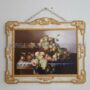 QUADRO-CON-CESTINO-FRUTTA-IN-LEGNO-FOGLIA-ORO-CON-CRISTALLI-ARREDO-CASA-162861389578