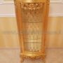 VETRINA-A-1-ANTA-IN-LEGNO-FOGLIA-ORO-CON-PIANO-IN-MARMO-SOGGIORNO-ARREDO-CASA-163310803208