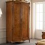 ARMADIO-GUARDAROBA-IN-LEGNO-NOCE-CON-DECORI-IN-FOGLIA-ORO-CAMERA-DA-LETTO-CASA-163334559169-2