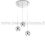 BOL-DIODI-SOSPENSIONE-MULTIPLA-A-LED-IN-METALLO-CROMATO-A-SPECCHIO-3-LED-162119542299