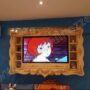 CORNICE-TV-CON-VANI-LATERALI-E-2-CASSETTI-IN-LEGNO-PANNA-E-FOGLIA-ORO-153216354189
