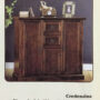 CREDENZINA-3-PORTE-E-2-CASSETTI-IN-LEGNO-NOCE-154328747119