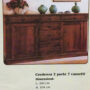 MOBILE-CREDENZA-CON-2-PORTE-E-7-CASSETTI-IN-LEGNO-NOCE-164699711489