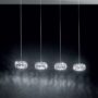 THORLEY-LAMPADARIO-SOSPENSIONE-MODERNO-IN-ACCIAIO-CROMO-CON-CRISTALLI-4X-5W-LED-162482879769